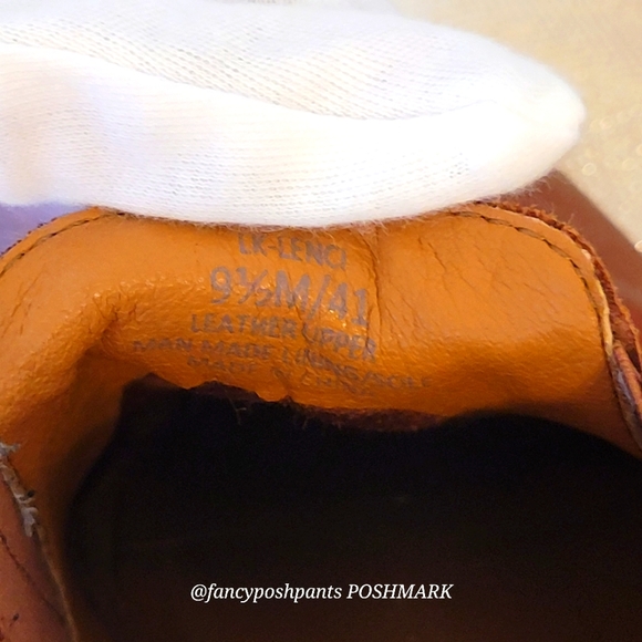 LUCKY BRAND leather bootie super soft quality leather slip on stacked heel shoe - Picture 14 of 17